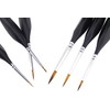 Small Paint Miniature Brushes Fine Tip 6pc Paintbrushes Set for