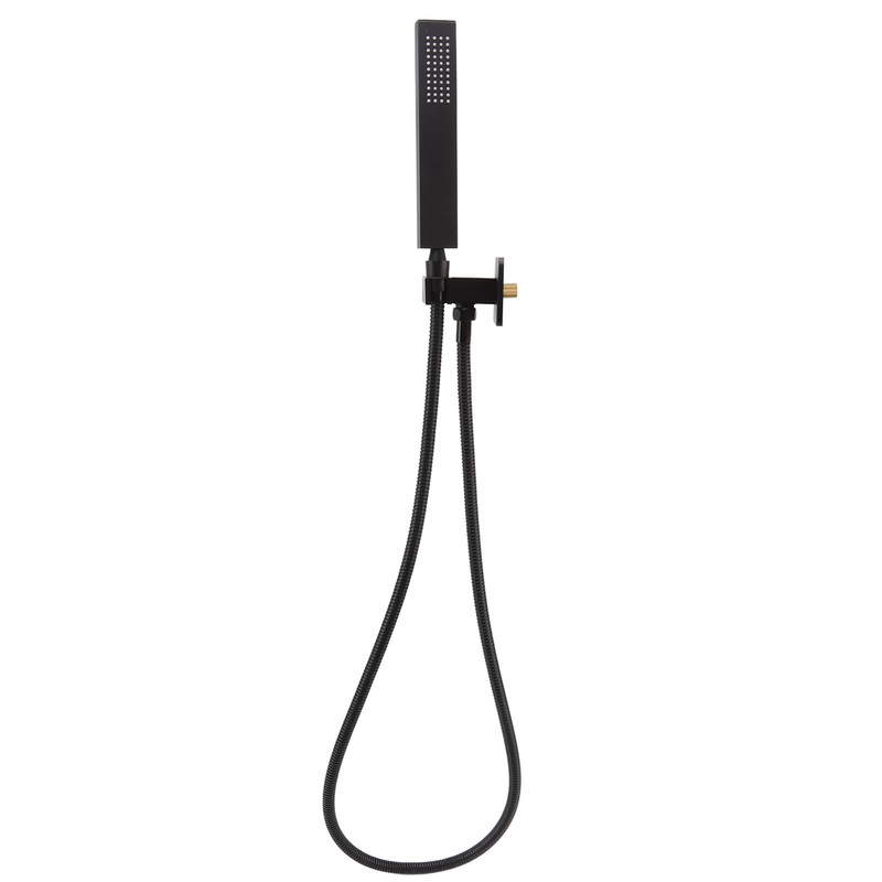 Wall Mounted Shower Set Black High Pressure Shower Head with