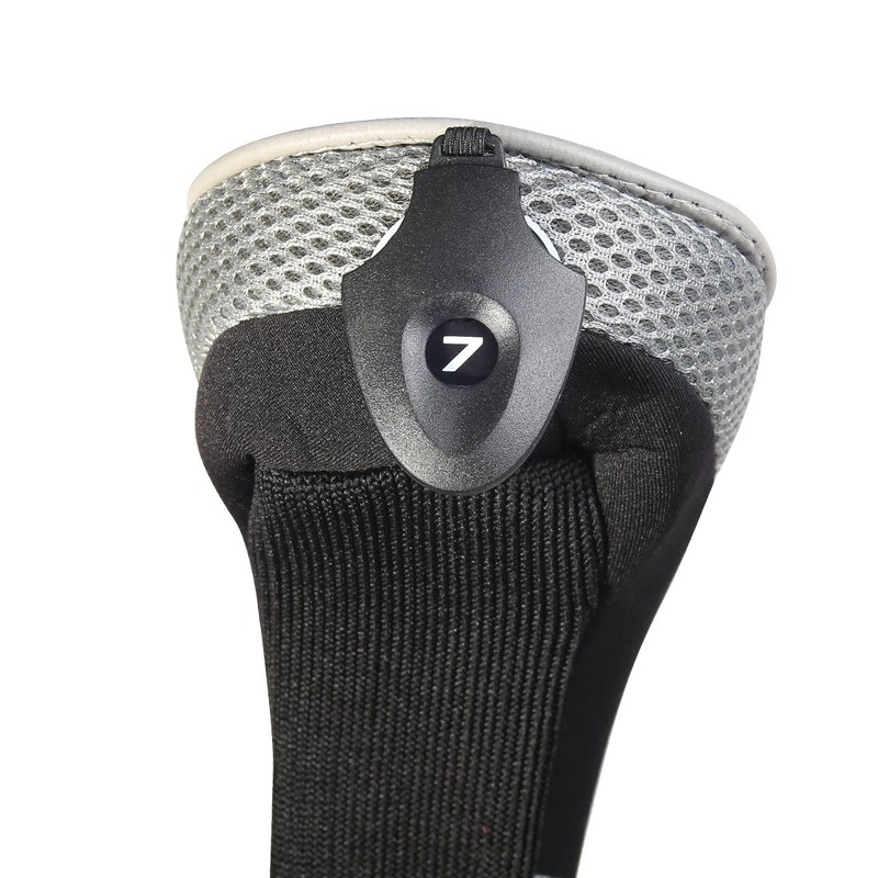 Andux Long Neck Golf Hybrid Club Head Covers with Interchangeable
