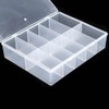 2 Pieces Nail Storage Box Case Nail Organizer Box Case