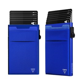 Pop Up Wallet for Men with Quick Access to Cards, RFID Minimalist Men's Wallet That Can Hold 6 Credit Cards, The for Men(2 Pcs