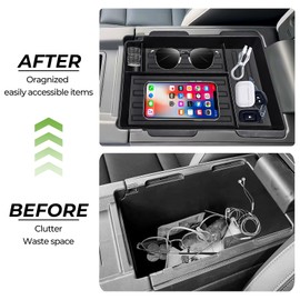 Abystar Center Console Organizer Fit for Honda Prologue EV 2024 2025, for Acura ZDX 2024 2025 Armrest Middle Storage Box Arm Rest Tray Interior Accessories