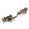 Jetland French Provincial Drawer Pulls - 6-Pack, Antique Brass, 2-1/2"