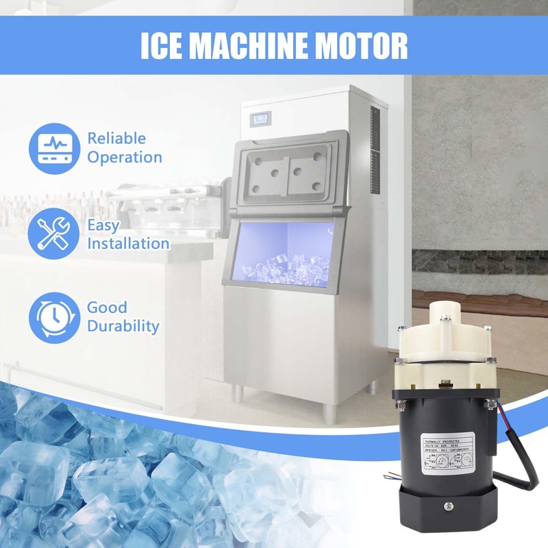 Ice Machine Motor Compatible with Hoshizaki Ice Maker KM-1200S, KM-1300S,