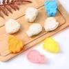 YOFAN 7pcs Bear Shape Sandwich Mold Cutters Set,Bread Sandwich Shapers
