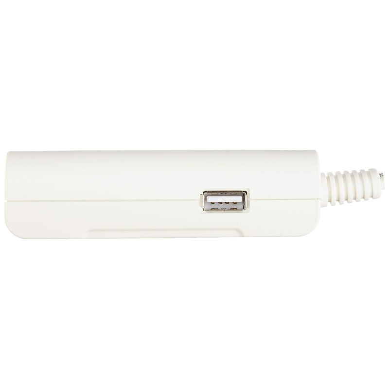 OHM HS-T215U2-W 00-2000 2 Gang 1.5m Tap with 2USB 2.4A
