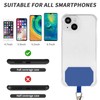 HOTEMIA Silicone Phone Lanyard Holder, Universal Phone Tether, Anti-theft Phone