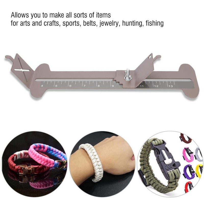 Vbestlife Kit de Pulsera Paracord,Jig Creador de Pulsera, Pulsera de