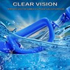 Swimming Goggle (1. Black Frame, Gold Lens)