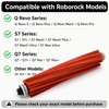 FUNFDWU 2-Pack Rubber Roller Brush, Replacement Parts Compatible with Roborock