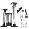 FARBIN 12V Car Horn Super Loud Double Pipe Air Horn