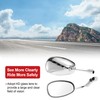 ACROPIX M8/M10 Motorcycle Rear View Mirrors Bar End Side Mirrors