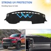 MASHA Dashboard Cover for Dodge Ram, Flannel Dashboard Pad Dash