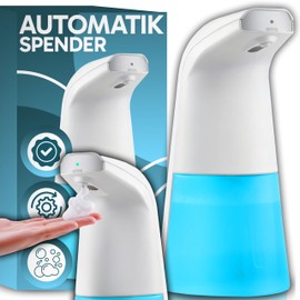 Retoo Automatic Soap Dispenser 400 ml with Infrared Sensor, Non-Contact, Electric Foam Soap Dispenser for Bathroom, Toilet, Kitchen, Waterproof IPX3 Liquid Soap Dispenser, No Drilling, Transparent