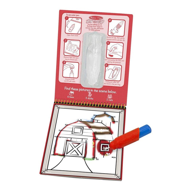 Melissa & Doug On the Go Water Wow! almohadillas para