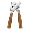 Upgraded Efficient Manual Can Opener - Selected Solid Wood Handle,