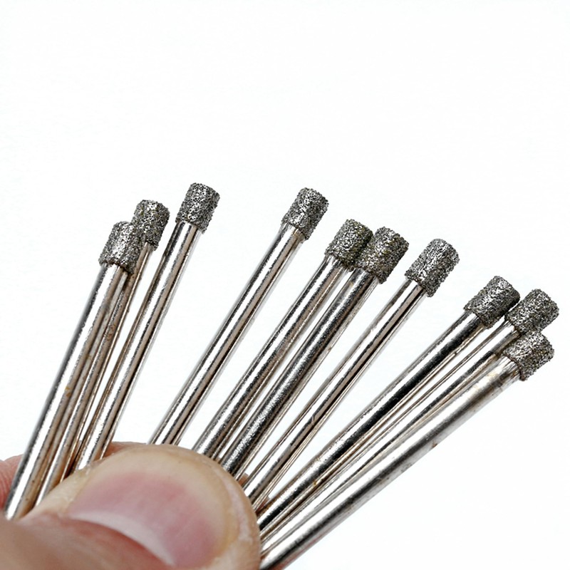 JINGLING 3mm Diamond Drill Bit, 1/8" Diamond Drill Bits, Glass