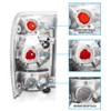 AmeriLite Chrome Replacement Brake Tail Lights Set For 98-00 Ford