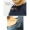 [FaceTrick az Label] マグネット首掛け老眼鏡 UV400クリア防曇加工老眼鏡レンズ/ブルーライトカット鯖江メーカー高性能レンズ老眼鏡 ブラウンフレーム ARG8105-2 +3.00