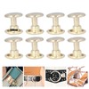 500set Metal Studs Rivets 8mm DIY Iron Double Flat Uniform