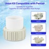 Ahuliao Pool Pump Union Fittings Replacement Pentair SuperFlo & SuperFlo