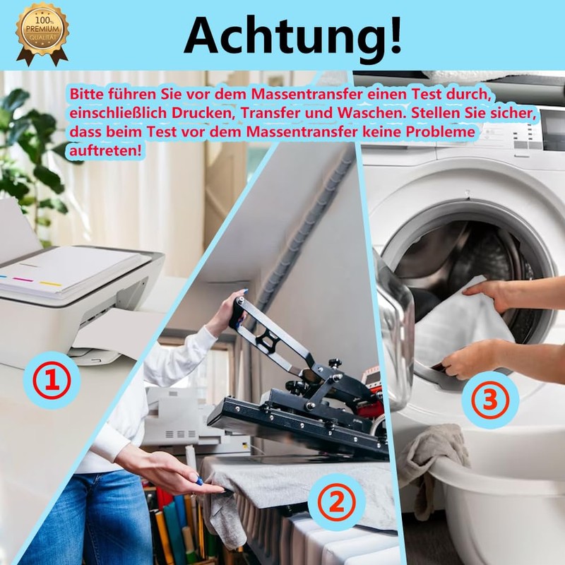 TransOurDream Genuine Transfer Paper for Light and Dark Textiles, Original