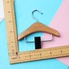 Ximimark 3PCS Solid Wood Mini Hanger for Pet Clothes Dog