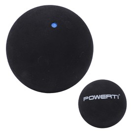 Squash Balls, Single Dot Squash Balls, Sports Rubber Squash Ball, Training Squash Ball, 37mm (Single Blue dot)