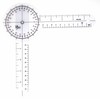 Set of 6 Piece Spinal Finger Goniometer Protractor Ruler 360