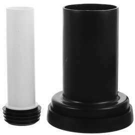 DOITOOL 2pcs Toilet Connecting for Wall Drain Extended Flush Tube Drainer Easy Install Home Toilet Supply Reliable Water Flush Tool