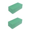 SHINEOFI 2pcs Brick Florist Plant Sponge Dry Foam for Flowers