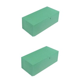 SHINEOFI 2pcs Brick Florist Plant Sponge Dry Foam for Flowers Dry Floral Foam Floral Dry Foam Green