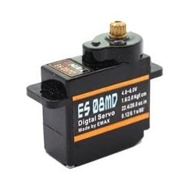 EMAX EMX-SV-0276 ES08MD II 13g Mini Metal Gear Digital Servo for RC Robotics Plane Wing Car Radio Control Vehicles (1pc)
