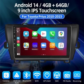 ESSGOO For Toyota Prius 2009-2013 Android 4+64G Car Radio Stereo GPS Navi BT Head Unit