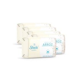Paqueres de 5 jabones de arroz Sheló NABEL | Limpieza y Nutrición Profunda para una Piel Radiante