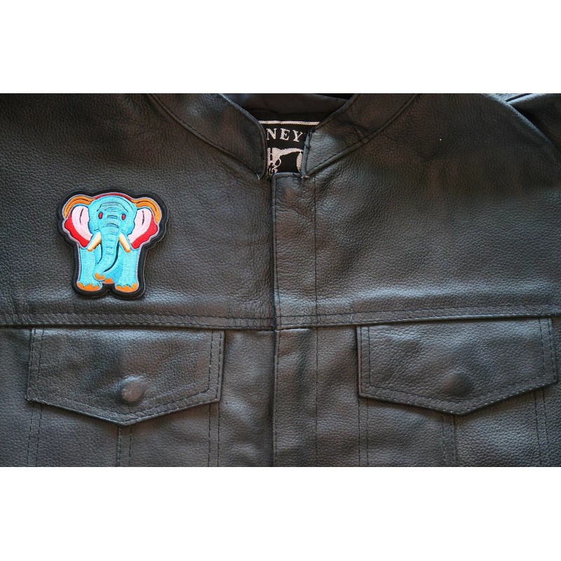 Ivamis Holly Elephant Patch Embroidered - 3x3 inch - P7467