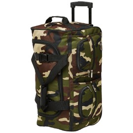 Rockland Rolling Duffel Bag, CAMO, 40"