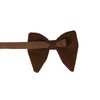 Dan Smith Plain Large Pretied Bowties For Men Plush Oversized