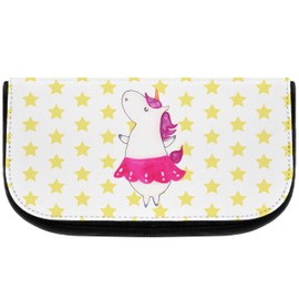Mr. & Mrs. Panda Cosmetic Bag Unicorn Ballerina Gift Makeup Bag Toiletry Bag Unicorn, Pegasus, Unicorn, Fun, Unicorn Decoration, Home, White, Hand Drawn