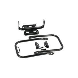 AKF Complete Pannier Rack Black with Support Bracket for Simson S50, S51, S70
