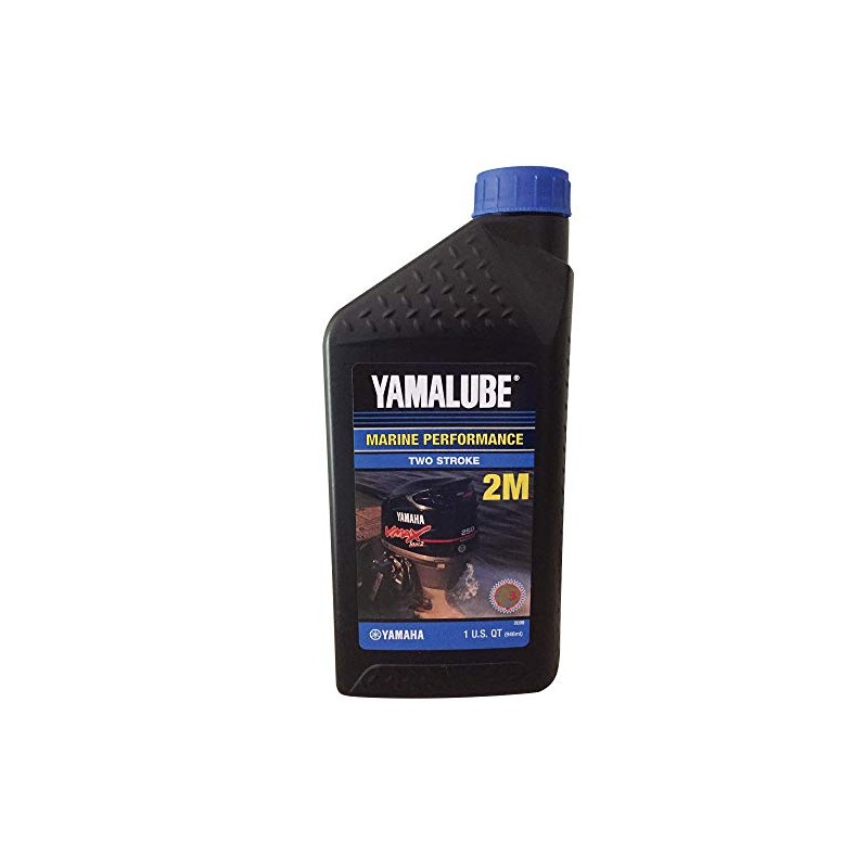 YAMAHA Yamalube 2M 2-Stroke Outboard Engine Oil, Quart