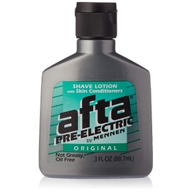 Afta by Mennen Pre-Electric Shave Lotion Original - 3 oz, Pack of 4