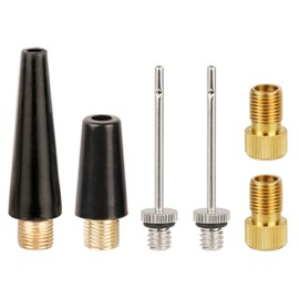 Trifletopia 6PCS Air Pump Adapter Kit - Ball Inflation Needles - Brass Valve Converters for Bicycle & Sports Ball - Bike Tire Pump Accessories