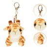 Toyvian Giraffe Keychains Plush Animals Keyring Stuffed Pet Animals Keychain