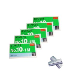 HeGangLy 5000pcs No.10 Staples, for Max HD-10D,Swingline Tot Mini Stapler, and Other Mini Stapler Using No.10 Staples(Smaller Than Standard Staples).Silver