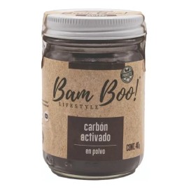 Kit 2 Carbón Activado Polvo Vegetal 40 G Bam Boo! Lifestyle