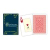 Modiano Red Poker Cards Platinum Acetate