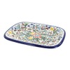 Blue Rose Polish Pottery Atlantis Medium Rectangular Serving Platter