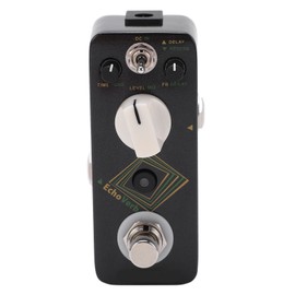 Delay Reverb Pedal Metal Black Mini Guitar Effect Pedal for Normal Performances Stage