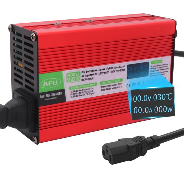 84V 3A Li-ion Charger with OLED Display for 20S 72V